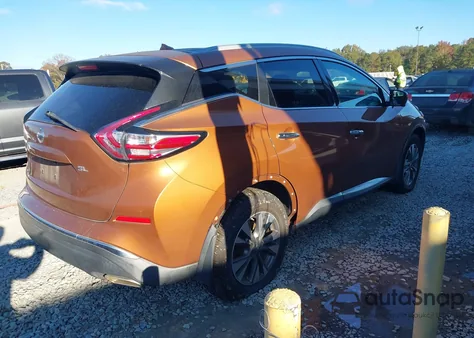 2015 Nissan Murano Sl z USA, uszkodzony, nr VIN 5N1AZ2MG7FN247715